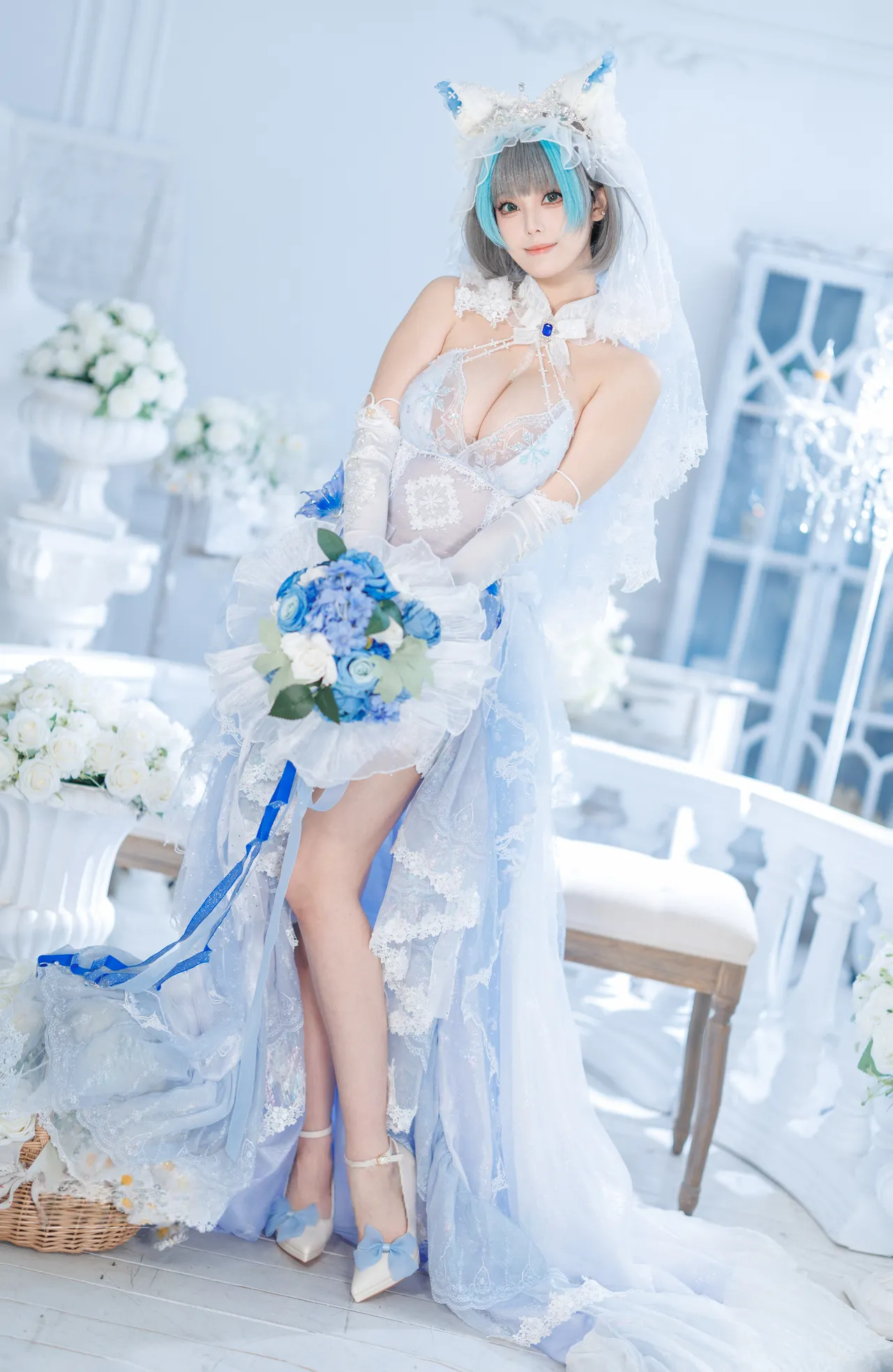 蜜汁猫裘 - 碧蓝航线 柴郡 花嫁-erohere8.webp